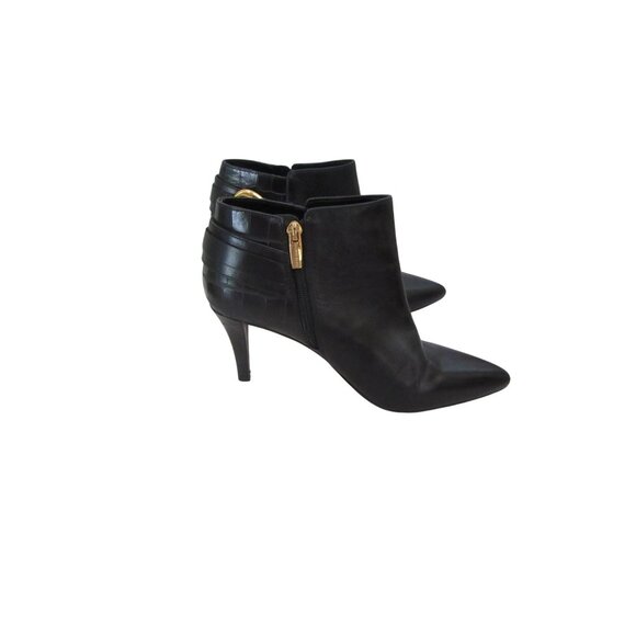 Vince Camuto Selmente Buckled Black Leather Booties SZ 8M - Picture 3 of 6